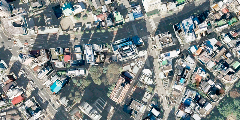 イラレ屋近辺Google Earth航空写真