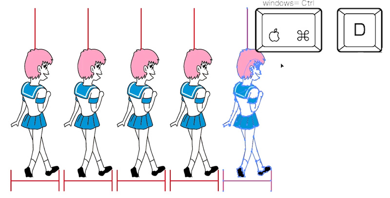 【ショートカット】イラレで等間隔にコピーする方法