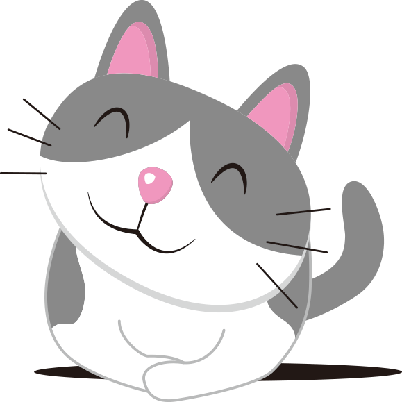 かわいい猫のイラスト